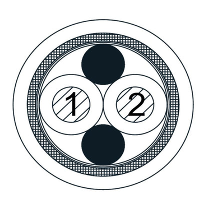 2725850020 - 2m IEC 63171-2 SPE Patch Cable with IP20 Socket