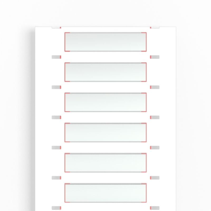 2437650000 - White Cable Marker for 2.1 mm to 6.4 mm Conductor Sizes  (Pack of 1000)
