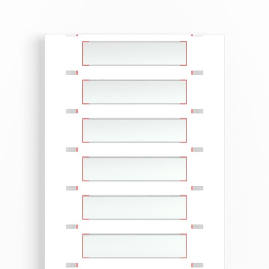 2437650000 - White Cable Marker for 2.1 mm to 6.4 mm Conductor Sizes  (Pack of 1000)