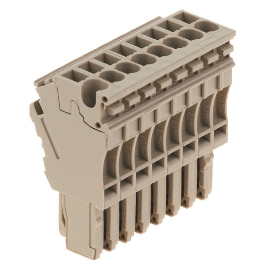 1815260000 - Dark Beige ZP Plug-In Connector for Direct Mounting  (Pack of 20)