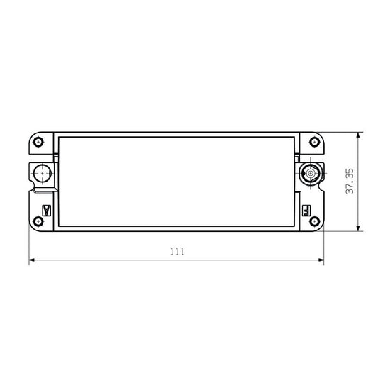 2736960000 - RoHS Compliant Diecast Zinc Connector with 6 Slots