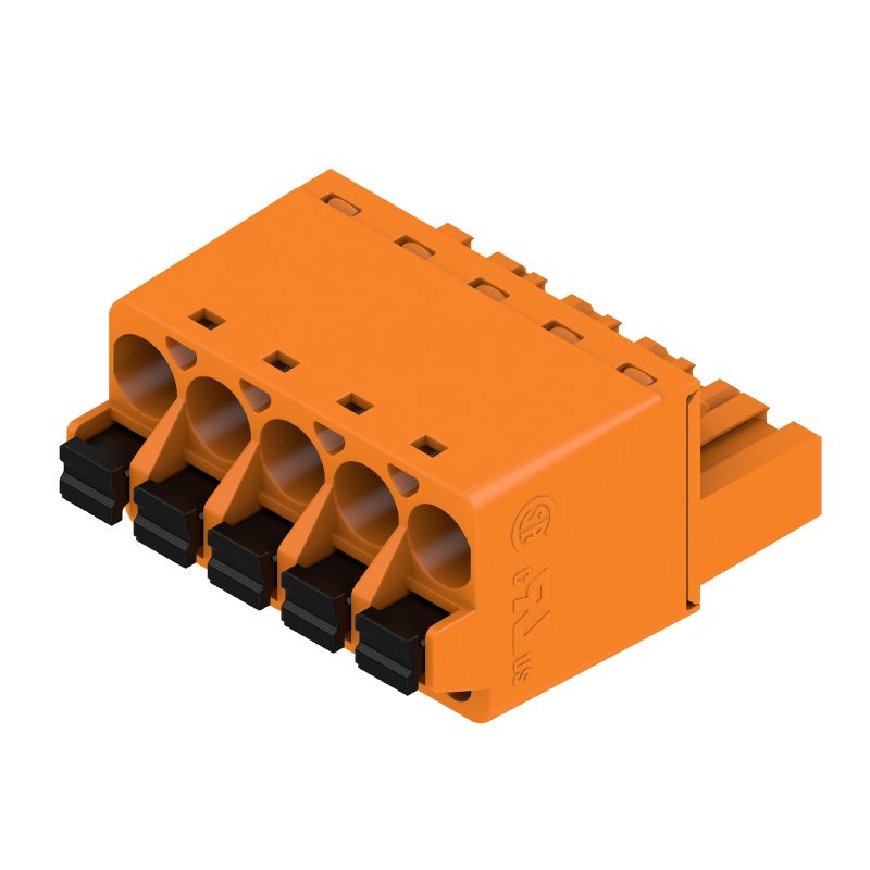 1013720000 - 5-Pole 5.08mm PCB Female Connector with 180° Angle  (Pack of 72)