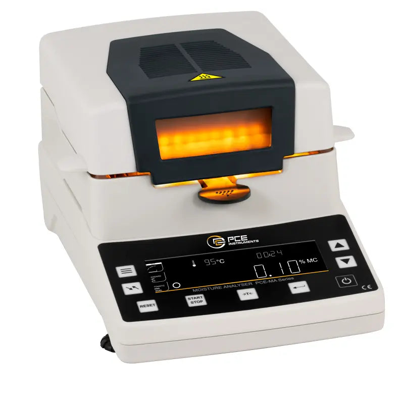 PCE-MA 100 - Precision Benchtop Scale for Moisture Analysis up to 199°C