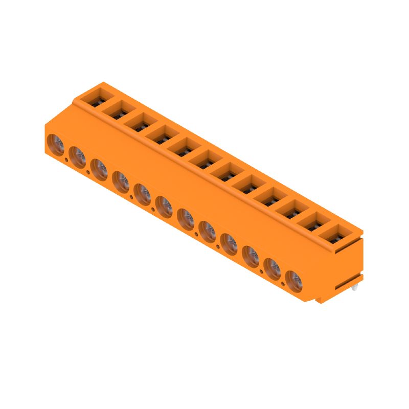 9995050000 - 5.08mm Pitch PCB Terminal, 12 Poles, Orange  (Pack of 50)