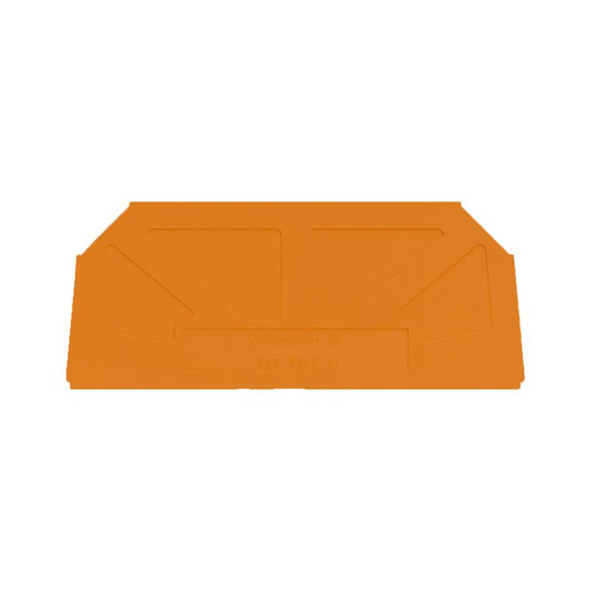 1135170000 - Snap-On Orange End Plate, 82.2mm High, V-0 Rated  (Pack of 20)