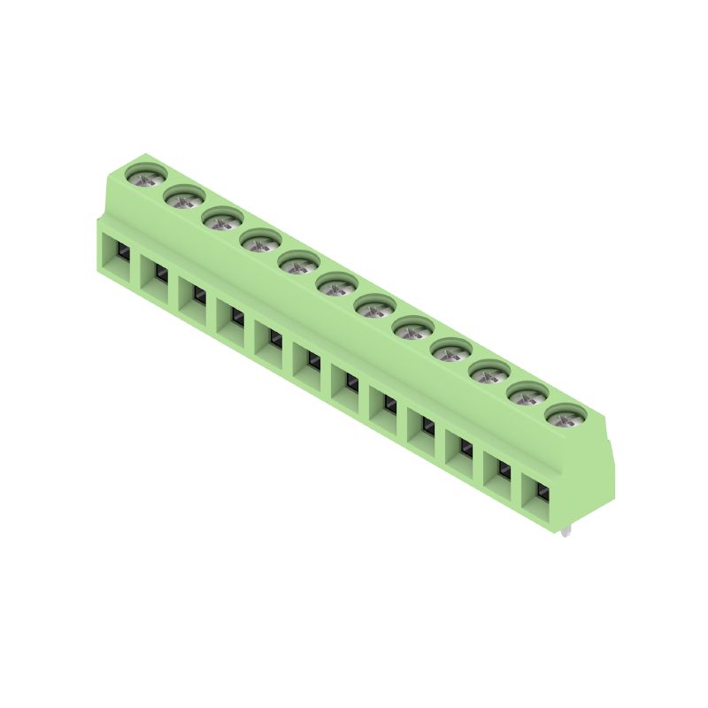 1811170000 - 12-Pole Terminal Block, 3.5mm Solder Pin, 90° Angle  (Pack of 100)