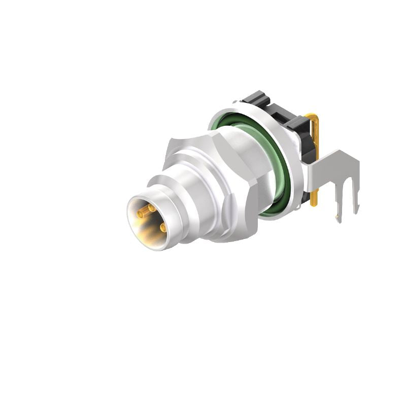 2424300000 - 8mm M8 Plug Connector, 3 Poles, IP67 Rated  (Pack of 10)