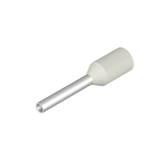 9004280000 - White Wire End Ferrules, 2.6mm Collar, RoHS Compliant  (Pack of 500)