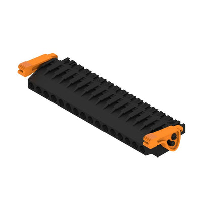 1947900000 - 5.08mm PCB Connector, 16 Poles, 270° Clamp, Black  (Pack of 18)