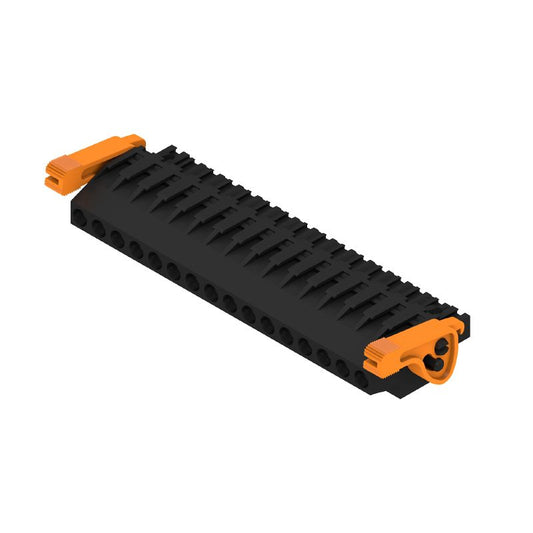 1947900000 - 5.08mm PCB Connector, 16 Poles, 270° Clamp, Black  (Pack of 18)
