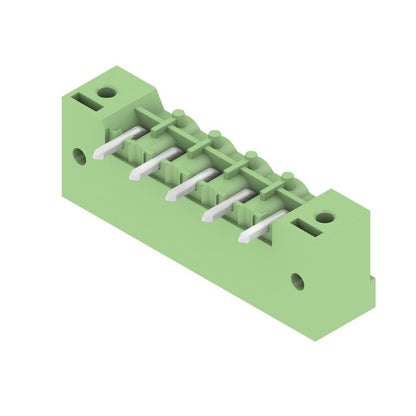 1400100000 - 5-Pole 5.08mm PCB Connector - Male Header Flange, 90° Angle  (Pack of 48)