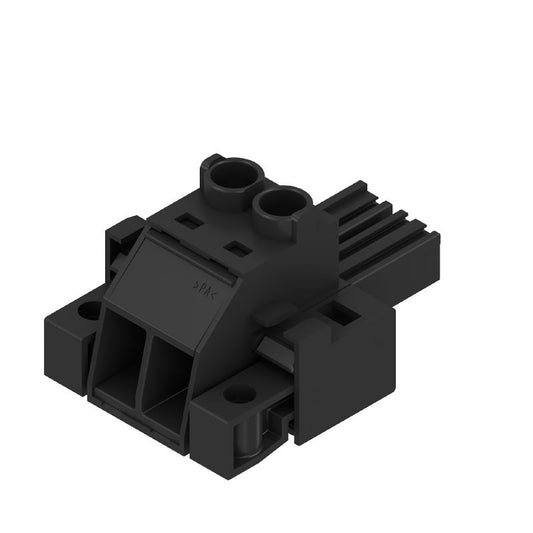 1929630000 - 7.62mm PCB Plug-In Connector, 2 Poles, 180° Angle  (Pack of 100)