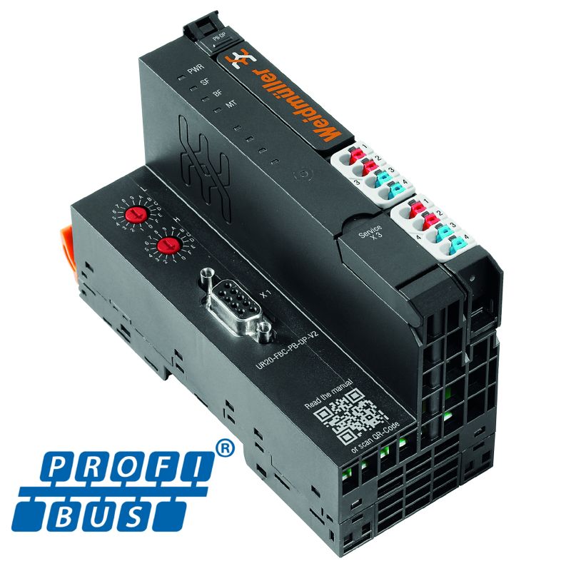 2614380000 - IP20 Remote I/O Coupler, 76mm Depth, PROFIBUS DP-V1 Compatible