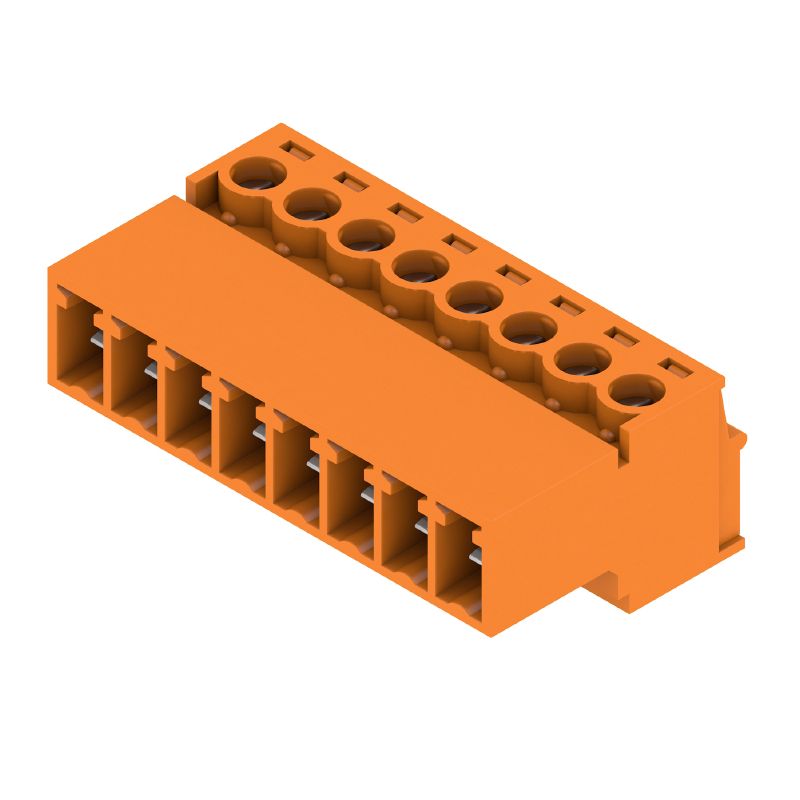 1969610000 - 8-Pole PCB Connector, 180° Male Plug with Clamping Yoke  (Pack of 50)