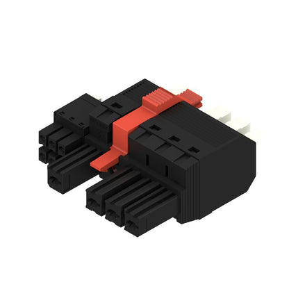 2549490000 - 7.62mm Female Plug Connector, 4-Pole, 180° Orientation  (Pack of 36)