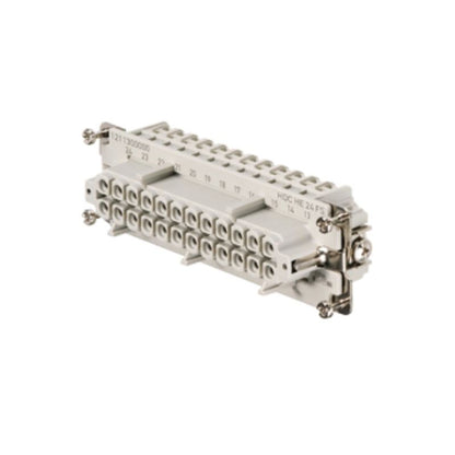 1211300000 - High-Voltage 24-Pole Female Insert, 500V, 16A