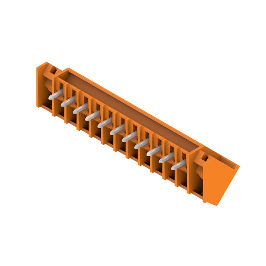 1976830000 - 3.81mm Orange 11-Pole PCB Plug Connector, 135° Angle  (Pack of 50)