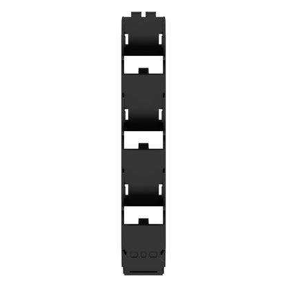 1254170000 - OMNIMATE Black Side Element, 17.5mm Width, Durable Plastic  (Pack of 12)