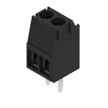 1699670000 - 3.50mm Right Angle PCB Terminal, 2 Poles, Black Finish  (Pack of 246)