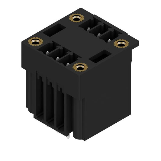 1031470000 - 3.81mm 6-Pole PCB Plug Connector with Black Finish  (Pack of 50)