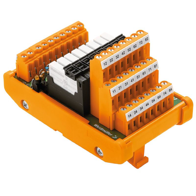 1457200000 - Reliable 24V Relay with Indicator, -25 to 50 °C Temperature Range
