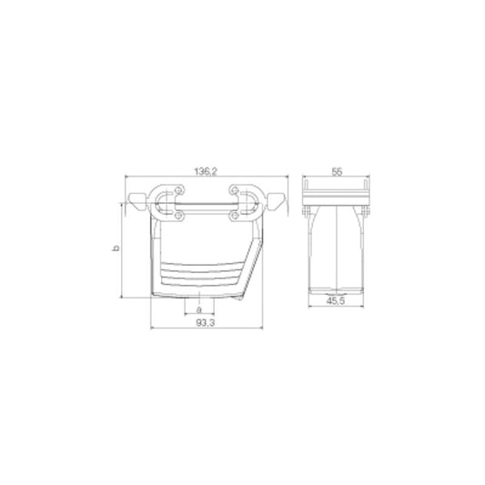 1787190000 - IP65 Diecast Aluminum Connection Housing, M32 Cable Entry