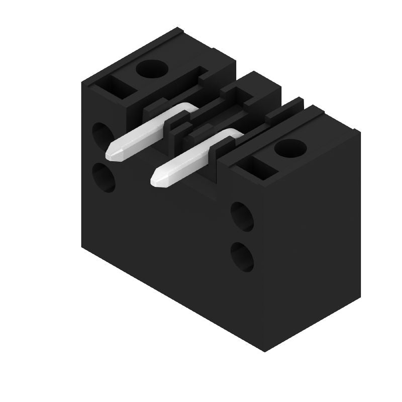 1842080000 - 3.5mm 2-Pole Male PCB Connector, 90° Angle, Black Finish  (Pack of 132)