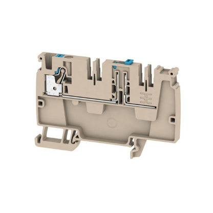 2428980000 - Compact 4mm² Modular Terminal, 250V, Dark Beige  (Pack of 50)