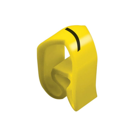 0253411742 - Yellow PVC Cable Markers, RoHS Compliant, MultiPack  (Pack of 20)