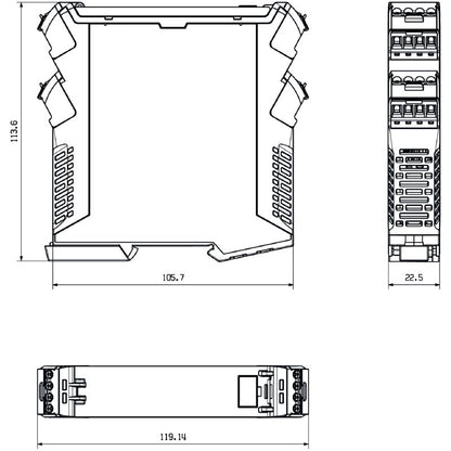 8965480000 - 2-Channel Signal Isolator for Hazardous Areas with Diagnostics