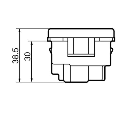 2007230000 - Type E Large Power Socket Connector, 16A, RoHS Compliant