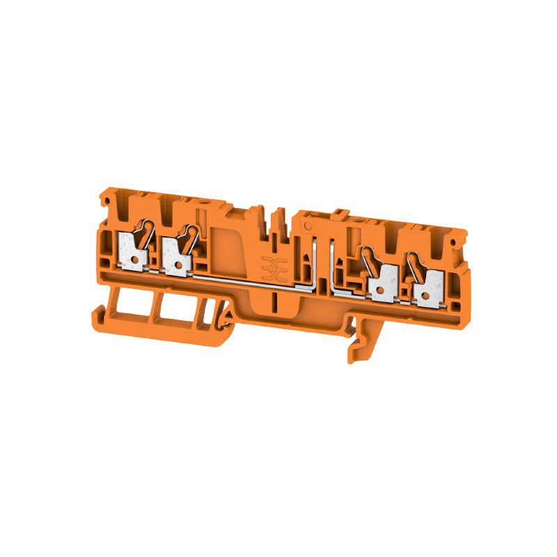 1989880000 - Orange 2.5 mm² PUSH IN Test-Disconnect Terminal, 20 A, 500 V  (Pack of 50)