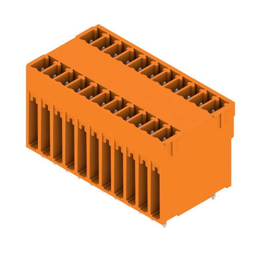 1030030000 - 3.81mm Male PCB Connector, 22 Poles, 180° Elbow, Orange  (Pack of 24)