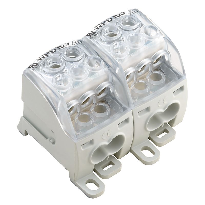 1562180000 - Light Grey Distributor Terminal with 12 Connection Points, 214A
