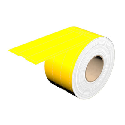1161740000 - Yellow Polypropylene Marker, 103.8mm x 17.3mm, Thermal Transfer Ready
