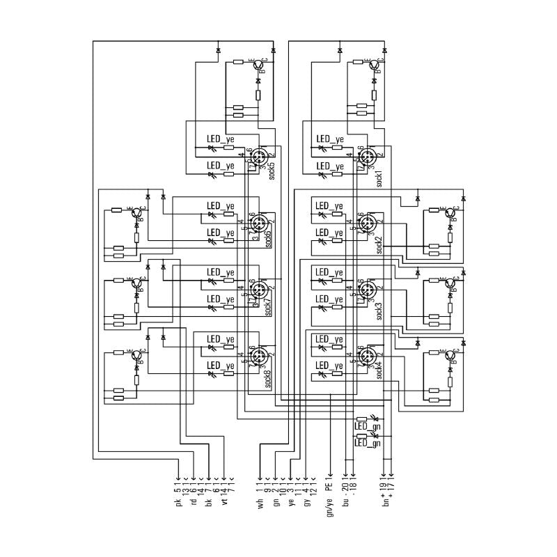 1814990000 - 5M M12 NPN-PNP Cable with LED Initiator, 30V