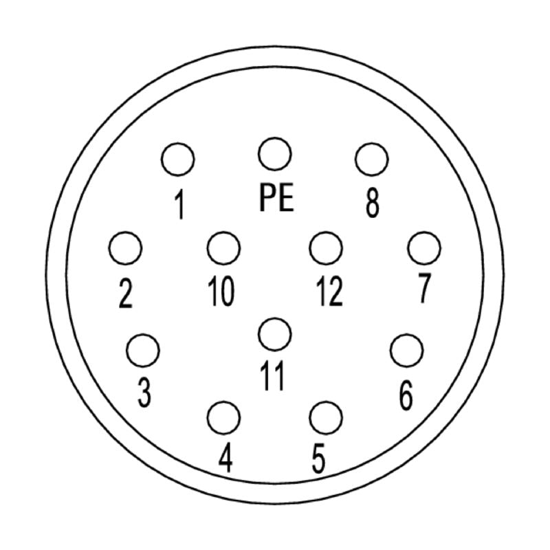 1224190000 - RoHS Compliant 8A Female Connector with Gold-Plated Contacts
