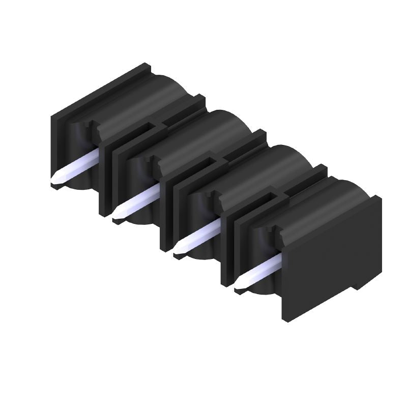 1122580000 - 7.62mm 4-Pole Male PCB Connector, THT Solder, Black Finish  (Pack of 100)