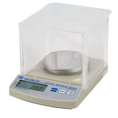 PCE-DMS 200 - 10 cm Round Laboratory Balance for Paper Weighing