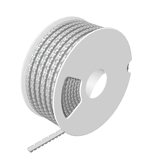 2719030000 - Durable 1.2-1.8 mm White Cable Markers, 1,400 per Roll  (Pack of 1400)