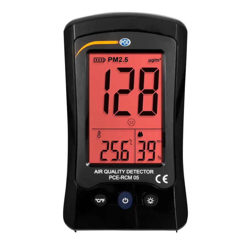 PCE-RCM 05 - PM2.5 Air Quality Monitor with Temperature & Humidity Display