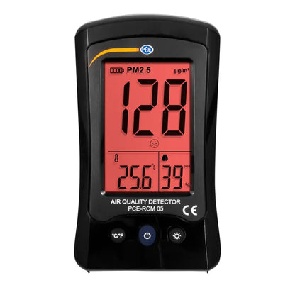 PCE-RCM 05 - PM2.5 Air Quality Monitor with Temperature & Humidity Display