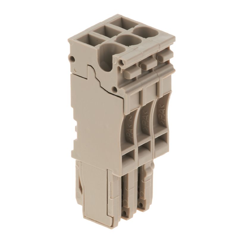 1815450000 - Dark Beige Compact Plug-In Connector with Three Connections  (Pack of 25)