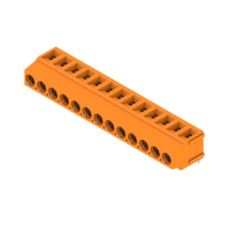 1234340000 - 5mm Pitch Orange PCB Terminal, 13 Poles, 180° Configuration  (Pack of 50)
