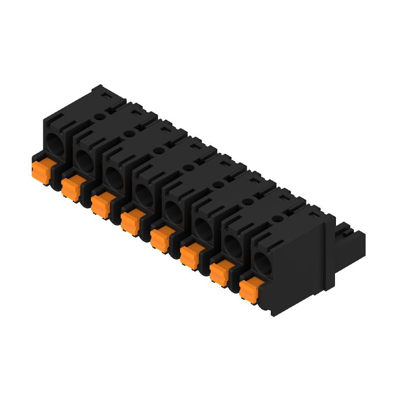 1227360000 - 8-Pole PCB Plug Connector, 180° Orientation, Touch-Safe  (Pack of 30)