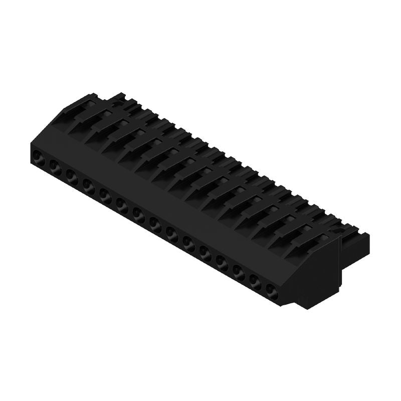 1958970000 - 5.00mm PCB Connector, 15 Pole, 270-Degree Clamping Design  (Pack of 24)