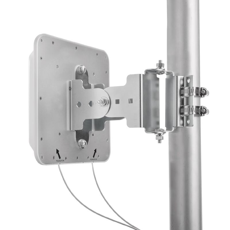 2789830000 - Aluminum Antenna Mount, 84mm Depth, RoHS Compliant Silver Finish
