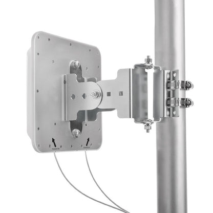 2789830000 - Aluminum Antenna Mount, 84mm Depth, RoHS Compliant Silver Finish