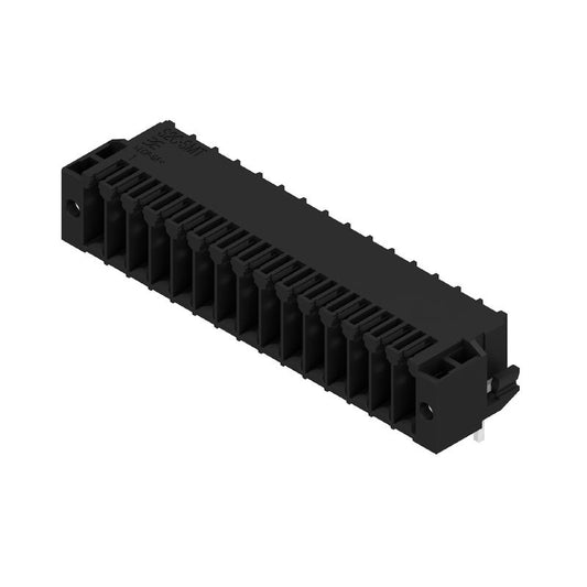 1289590000 - 3.5mm 30-Pole Black PCB Connector with Solder Flange  (Pack of 30)