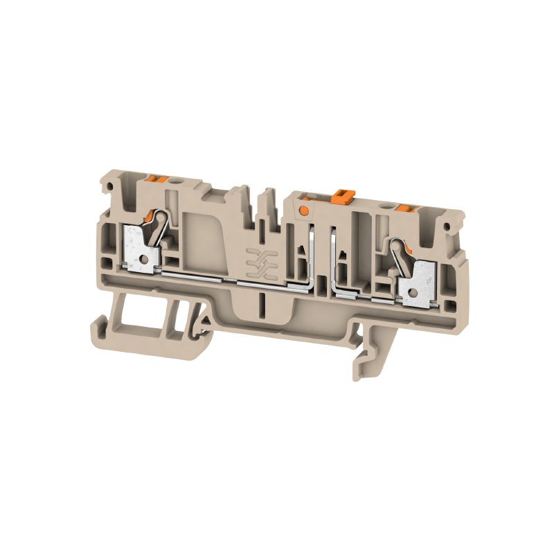 1989800000 - Reliable 2.5 mm² Push-In Terminal for 500V, Dark Beige  (Pack of 50)